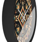 Desert Harmony Geometric Navajo-Inspired Wall Clock