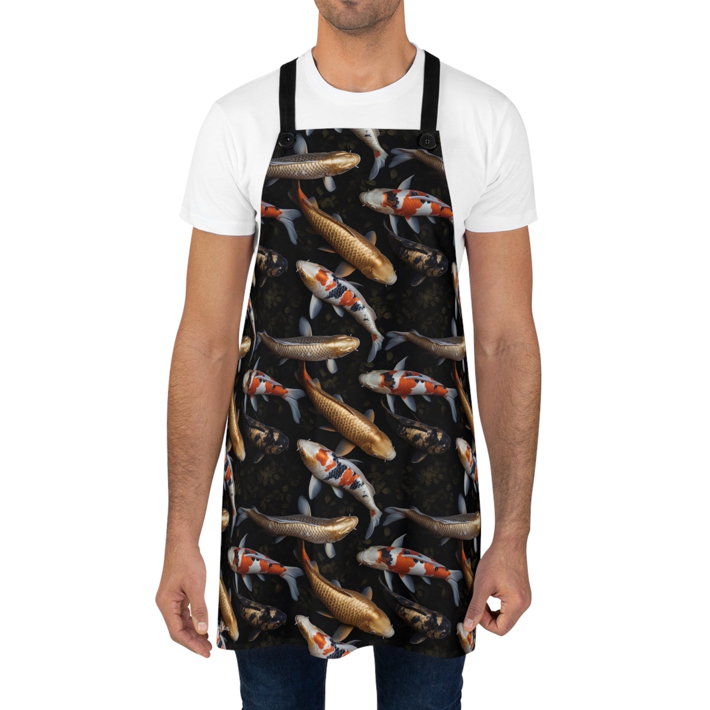 Koi Fishin' in the Dark Apron