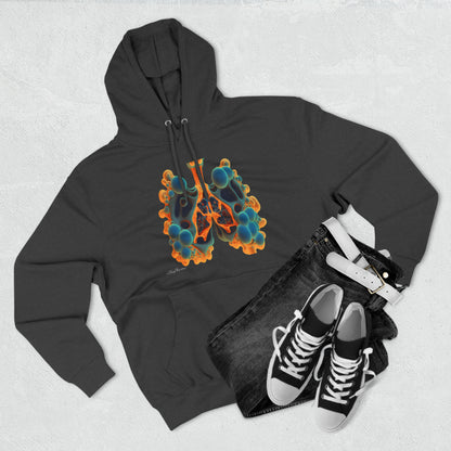 Atomic Lungs with Internals on rear Hoodie