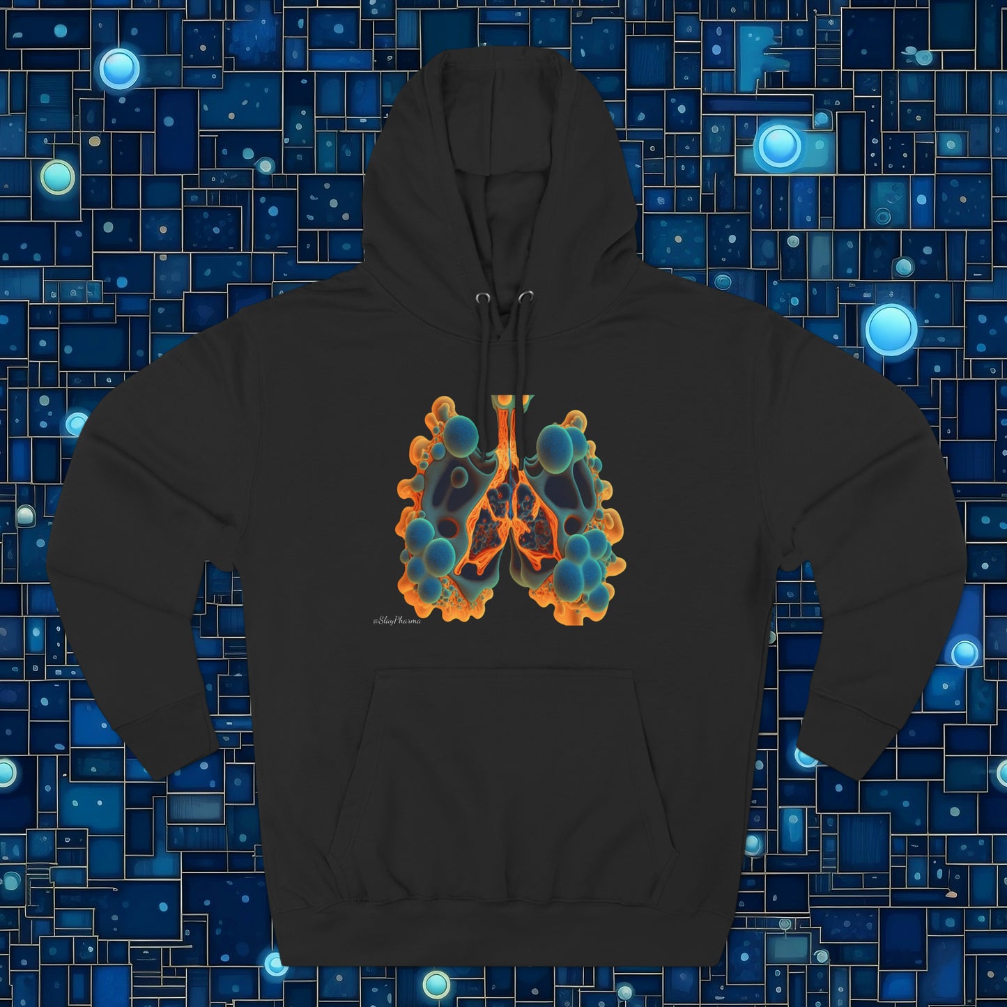 Atomic Lungs with Internals on rear Hoodie