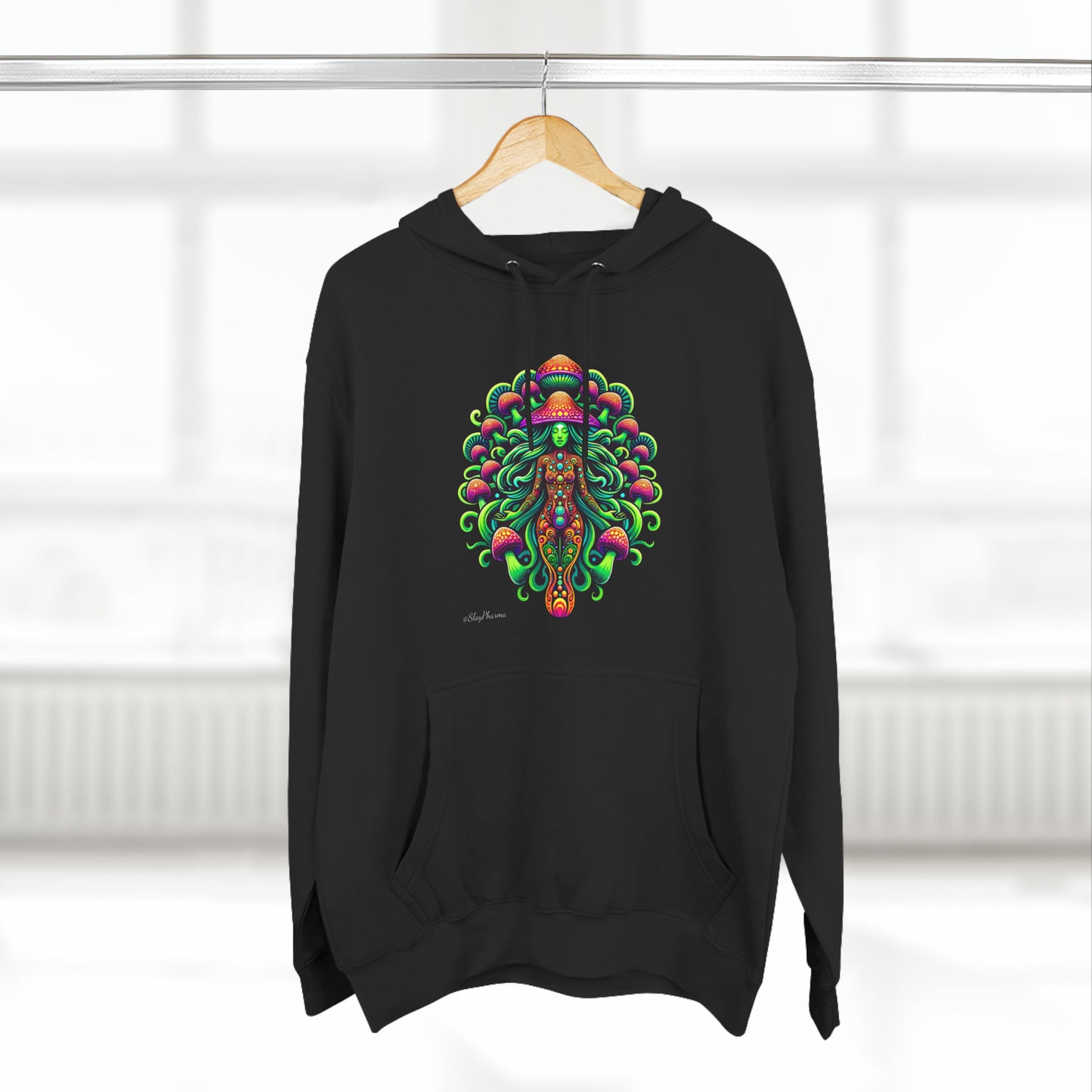 Magic of the Mushroom Goddess Pullover Hoodie