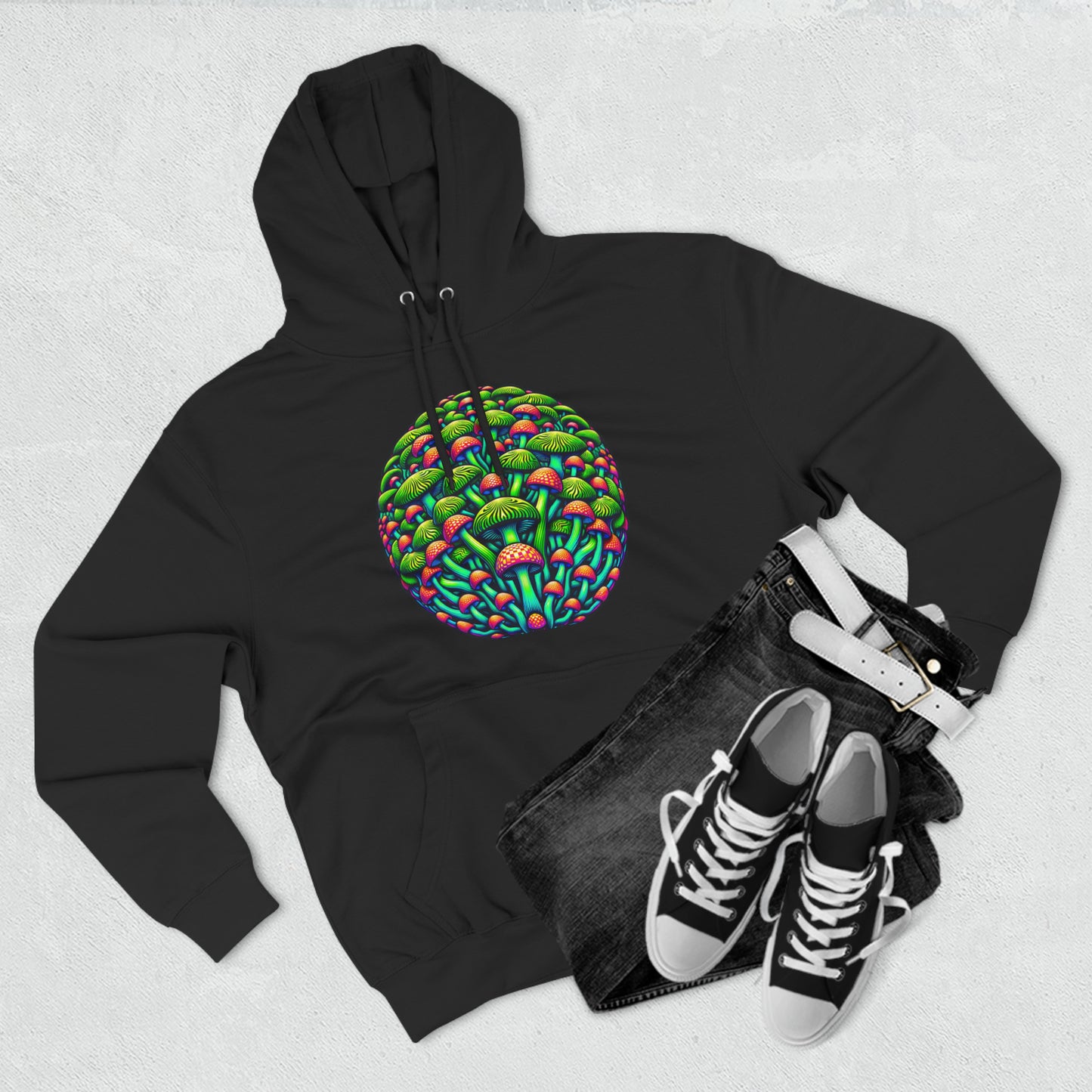 Mushrooms illusions hoodie #2