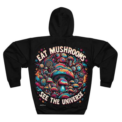 Eat Mushrooms See the Universe Hoodie #13 XL Illustration