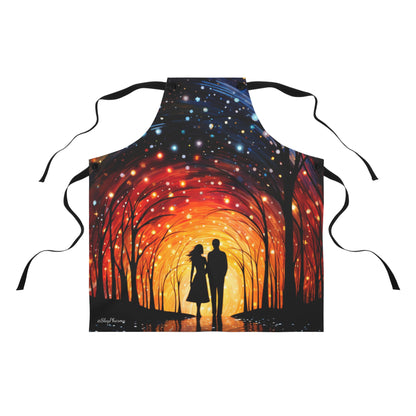 A Walk in the Park anniversary apron