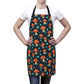 Amanita Mushroom Pattern Winter Apron