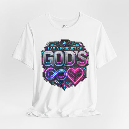 I Am a Product of God’s Infinite Love Cyberpunk Tee
