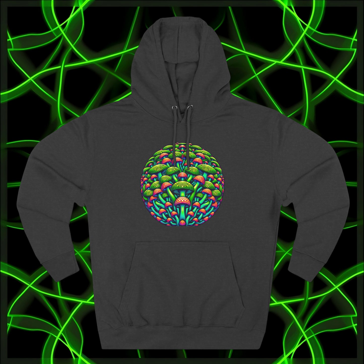 Mushrooms illusions hoodie #2