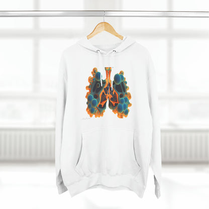 Atomic Lungs with Internals on rear Hoodie