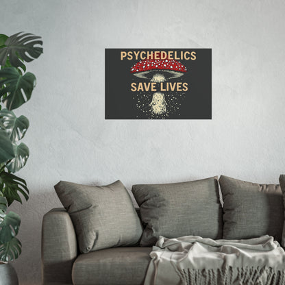 Psychedelics Save Lives Poster
