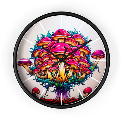 Mushroom Mystique 10" Wall clock #2