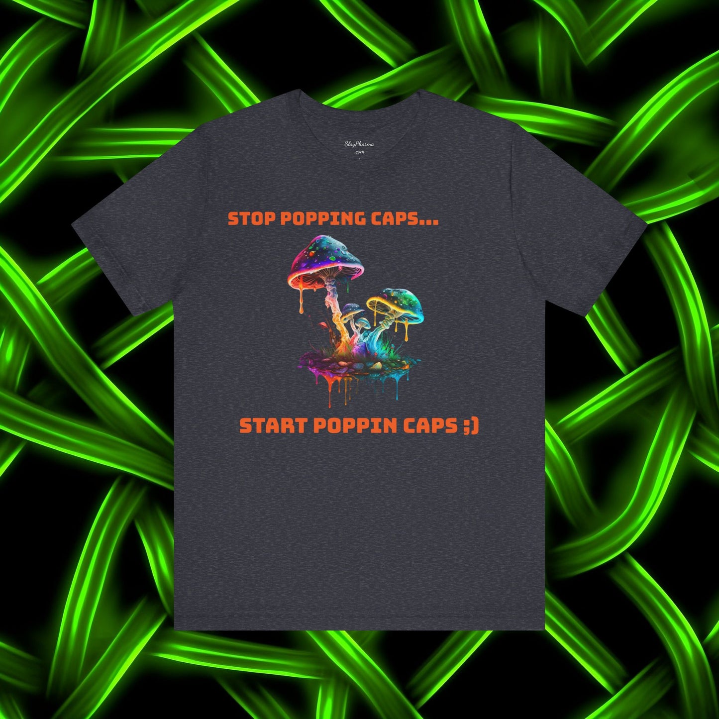 Copy of Eat Mushrooms, See the Universe Mushroom Tee 2