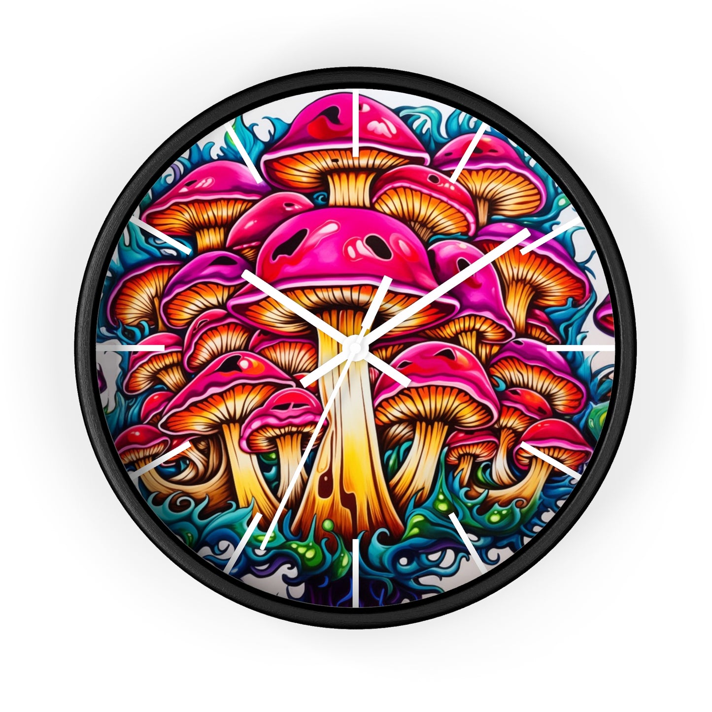 Mushroom Mystique 10" Wall clock