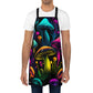 Neon Mushrooms Apron