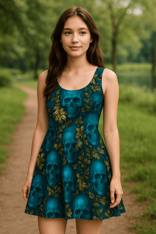 Midnight Majesty Skater Dress