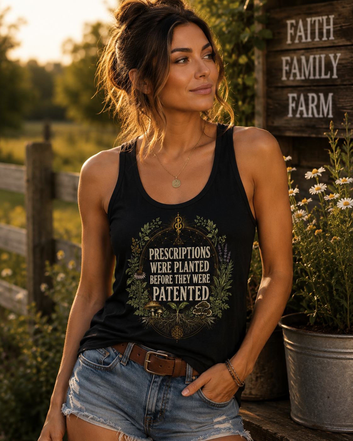 Prescriptions Were Planted Before They Were Patented Tank top