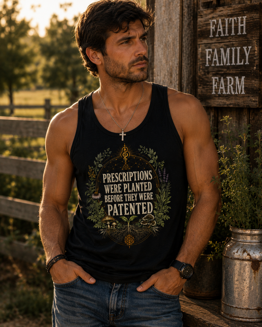 Prescriptions Were Planted Before They Were Patented Tank top