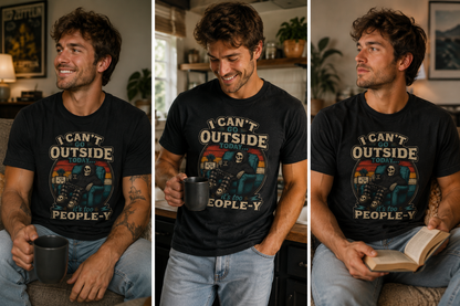 I Can’t Go Outside Today It’s Too People-y Tee