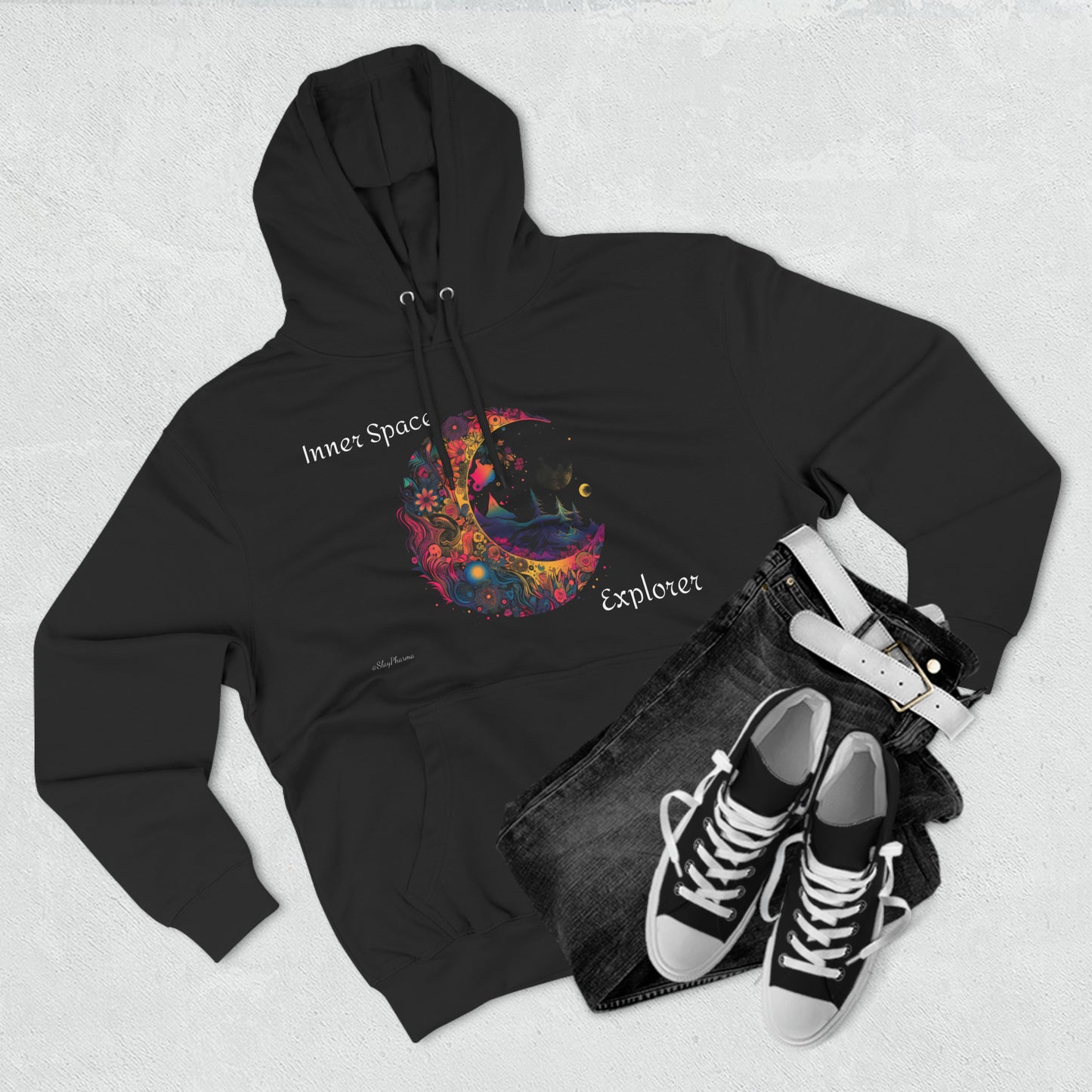 Inner Space Explorer Ladies Premium Hoodie