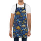 Magic Mushroom Menagerie cooking apron