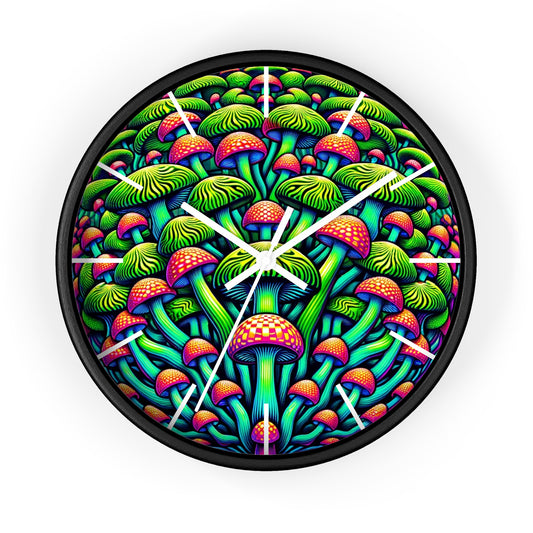 Mushroom Mystique 10" Wall clock #3