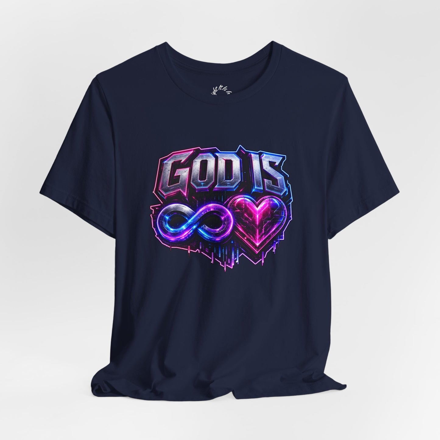 God is Infinite Love Cyberpunk Tee
