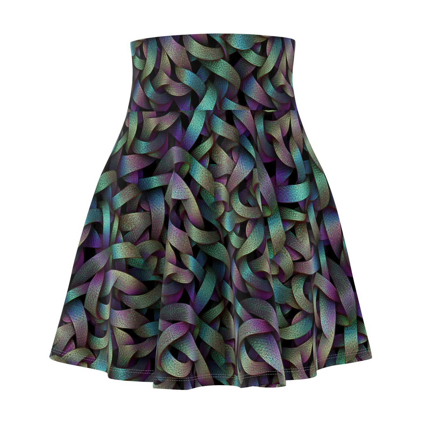 Iridescent Ribbon Skater Skirt