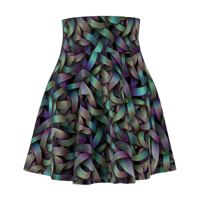Iridescent Ribbon Skater Skirt