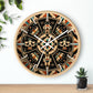 Sacred Circle Kiva Symbol Wall Clock