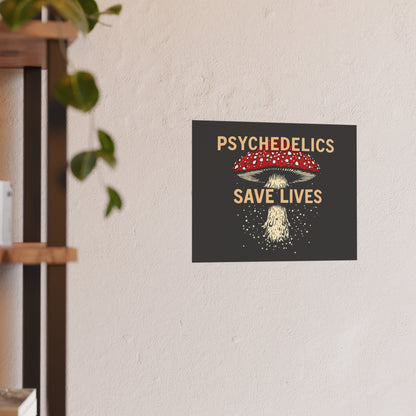 Psychedelics Save Lives Poster