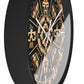 Sacred Circle Kiva Symbol Wall Clock