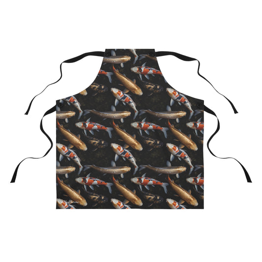 Koi Fishin' in the Dark Apron