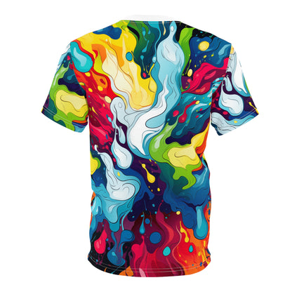Color Splash – Abstract Paint Unisex Tee