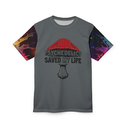 Psychedelics Saved My Life w/ Back & Arms Eye Graphic