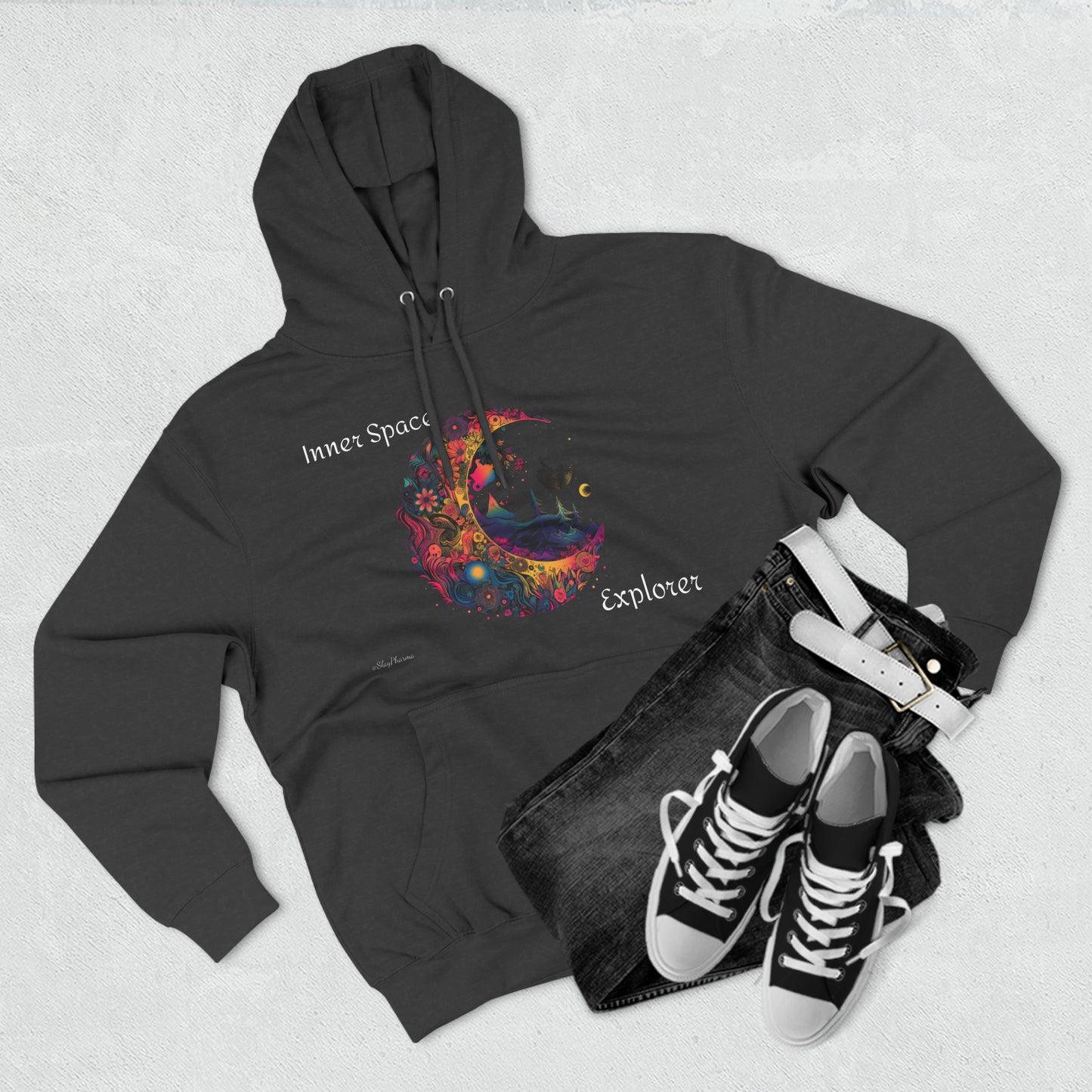 Inner Space Explorer Ladies Premium Hoodie