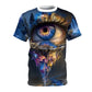 🔮 All-Seeing Nature Tee – The Vision Beyond the Veil 🔮