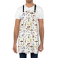 Mushroom Pattern Nature Apron