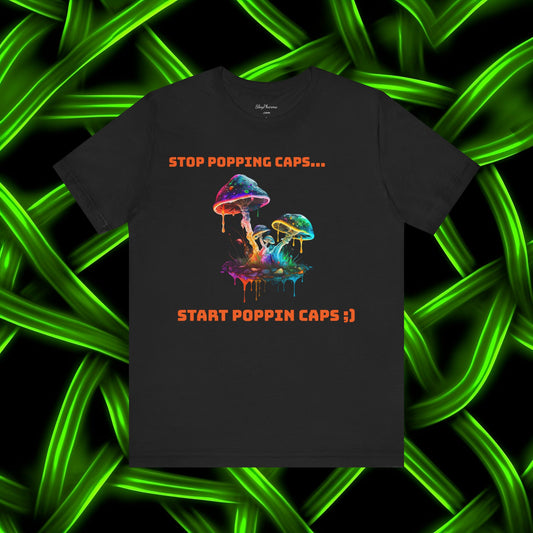 Copy of Eat Mushrooms, See the Universe Mushroom Tee 2