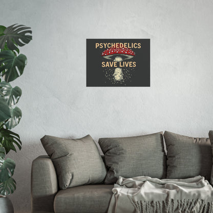 Psychedelics Save Lives Poster