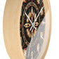 Four Winds Spirit Feather Medicine Wheel Clock Inspired by the Plains Indians