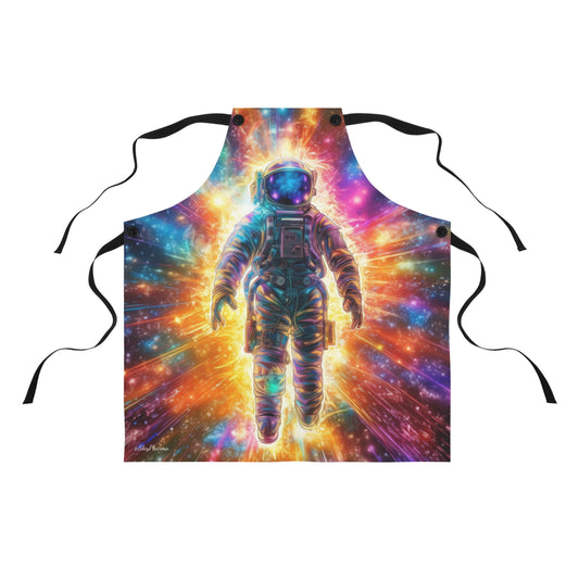 Astro Naughty Psychedelic Astronaut Apron