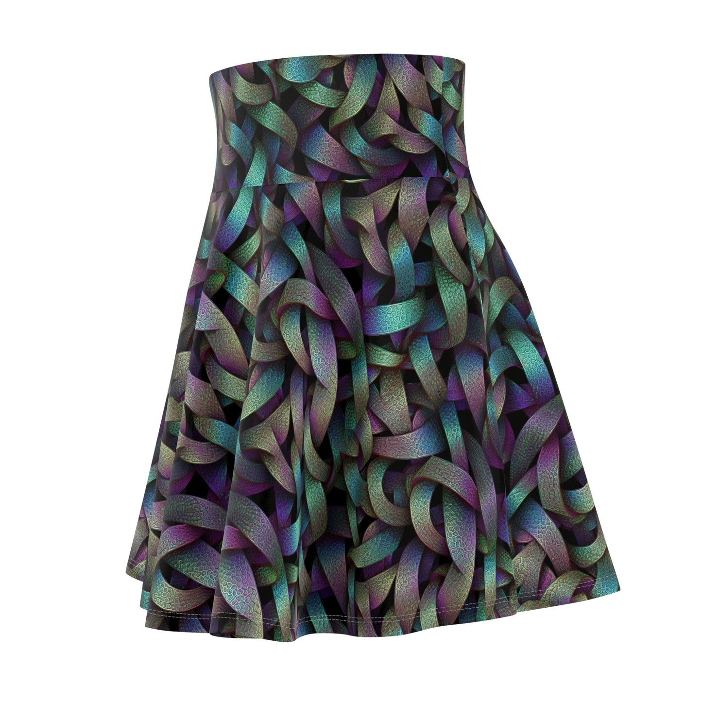 Iridescent Ribbon Skater Skirt
