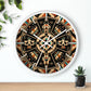 Sacred Circle Kiva Symbol Wall Clock