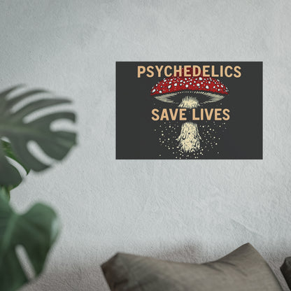 Psychedelics Save Lives Poster