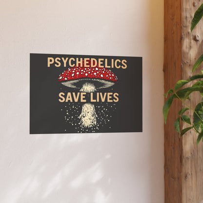 Psychedelics Save Lives Poster