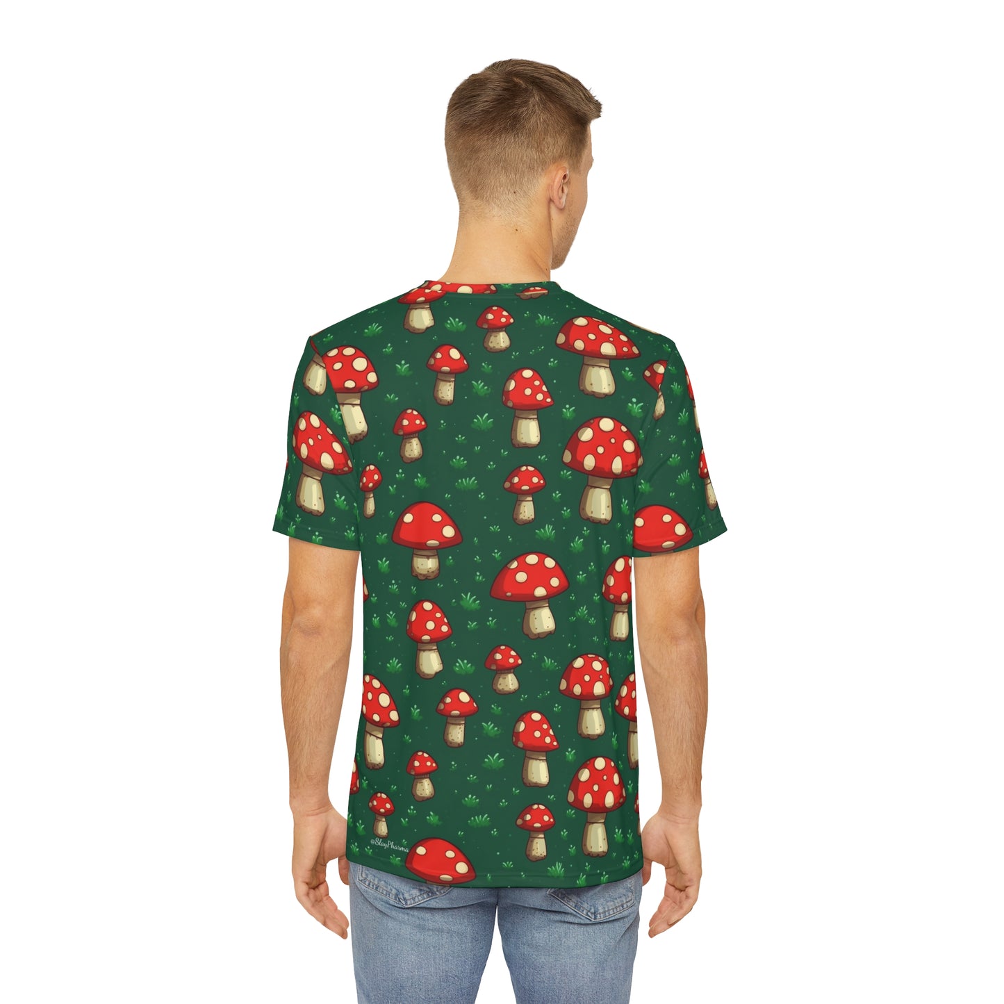 Mushrooms Everywhere Polyester Tee (AOP)