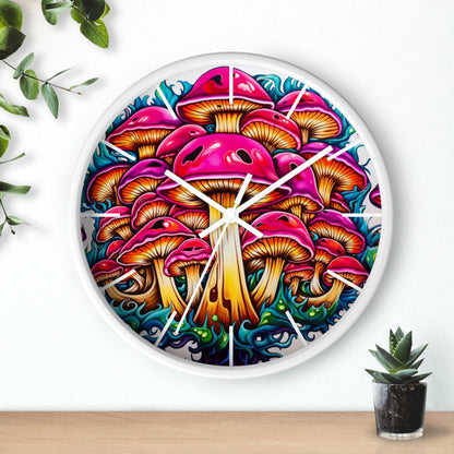 Mushroom Mystique 10" Wall clock