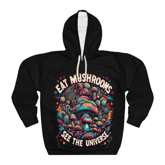 Eat Mushrooms See the Universe Hoodie #13 XL Illustration