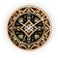Desert Harmony Geometric Navajo-Inspired Wall Clock