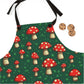 Amanita Mushroom pattern cooking apron