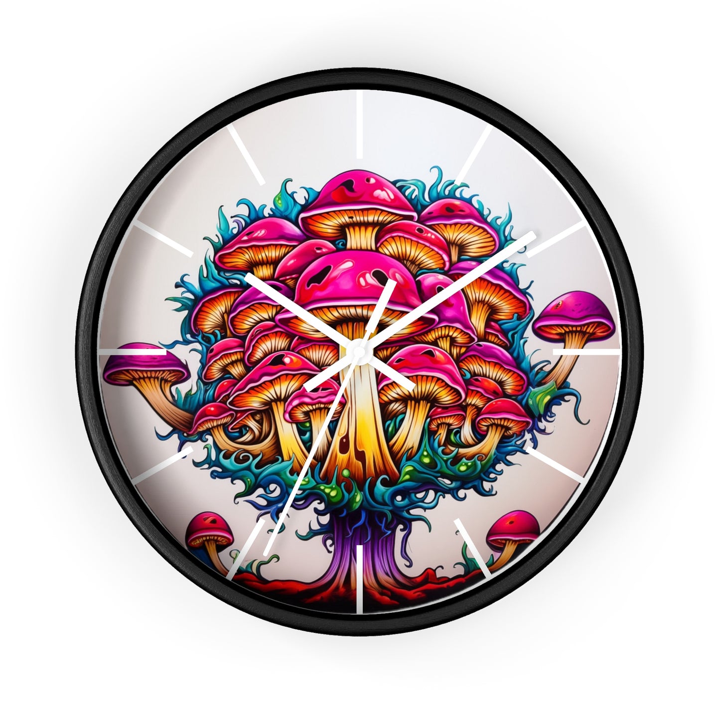 Mushroom Mystique 10" Wall clock #2